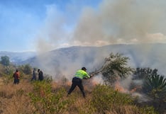 Huancavelica: siete distritos reportan incendios forestales y Tintaypuncu pide ayuda