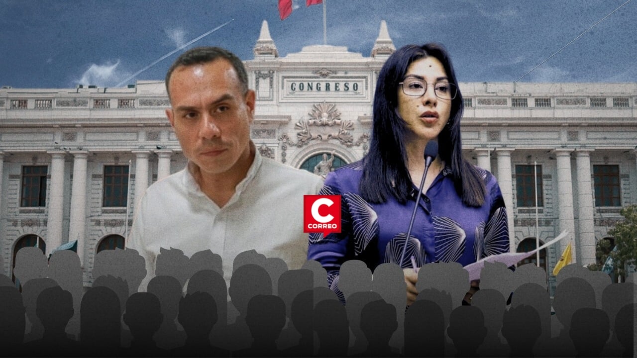 Congreso: Ana Zegarra desata enfrentamiento político por censura a José Jerí. Composición: Diario Correo.