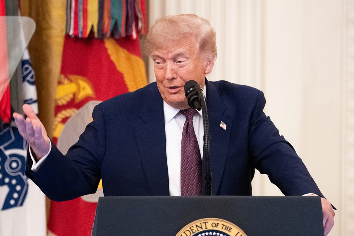 El presidente de los Estados Unidos, Donald Trump. (EFE/EPA/Aaron Schwartz via CNP)