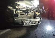 Choque entre camión y camioneta deja daños materiales en la Carretera Central