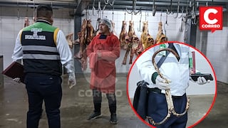 Huancayo: En mercados cuelgan carnes en fierros de construcción oxidados