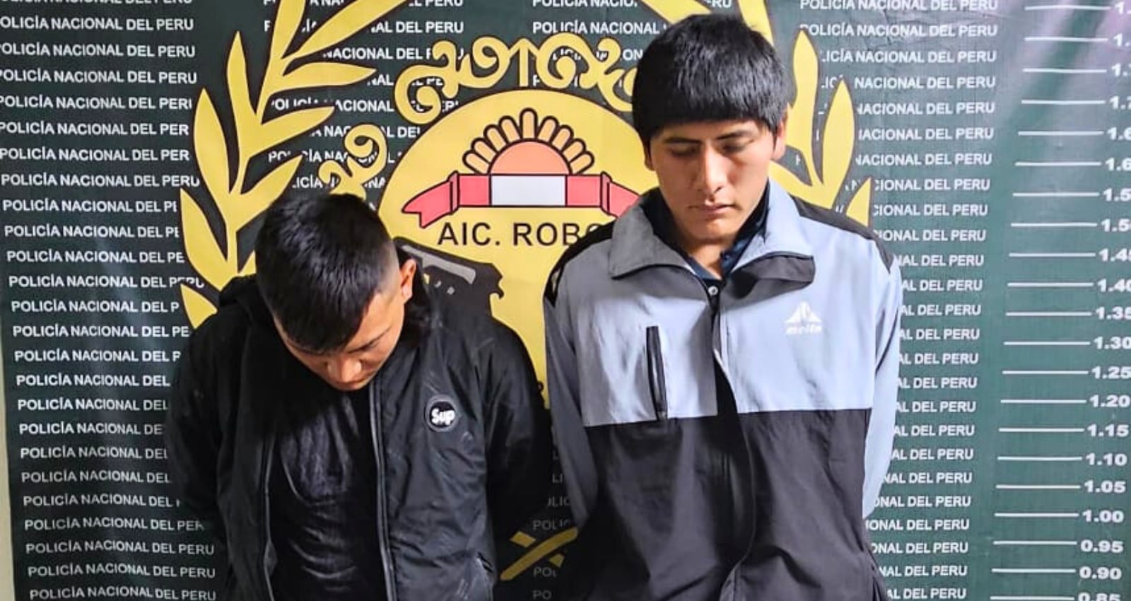 Caen integrantes de la banda “Los Raqueteros de Ciudad de Dios” en Arequipa. Foto: PNP.