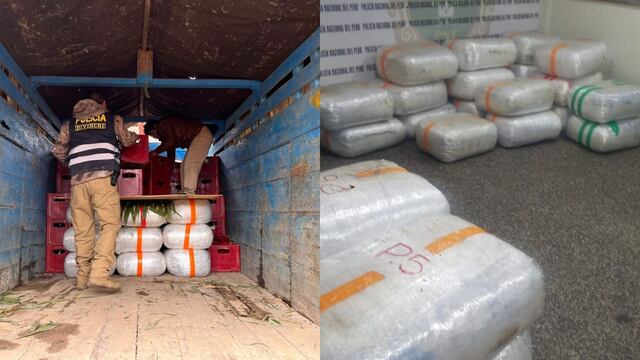 Incautan más de 300 kilos de droga en la sierra de La Libertad (VIDEO)