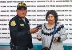 Trujillo: Policía encuentra celular en la calle y lo entrega a su propietaria (VIDEO)