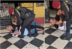 Ica: pelea entre cambista informal y transeúnte genera incidente en la Plaza de Armas