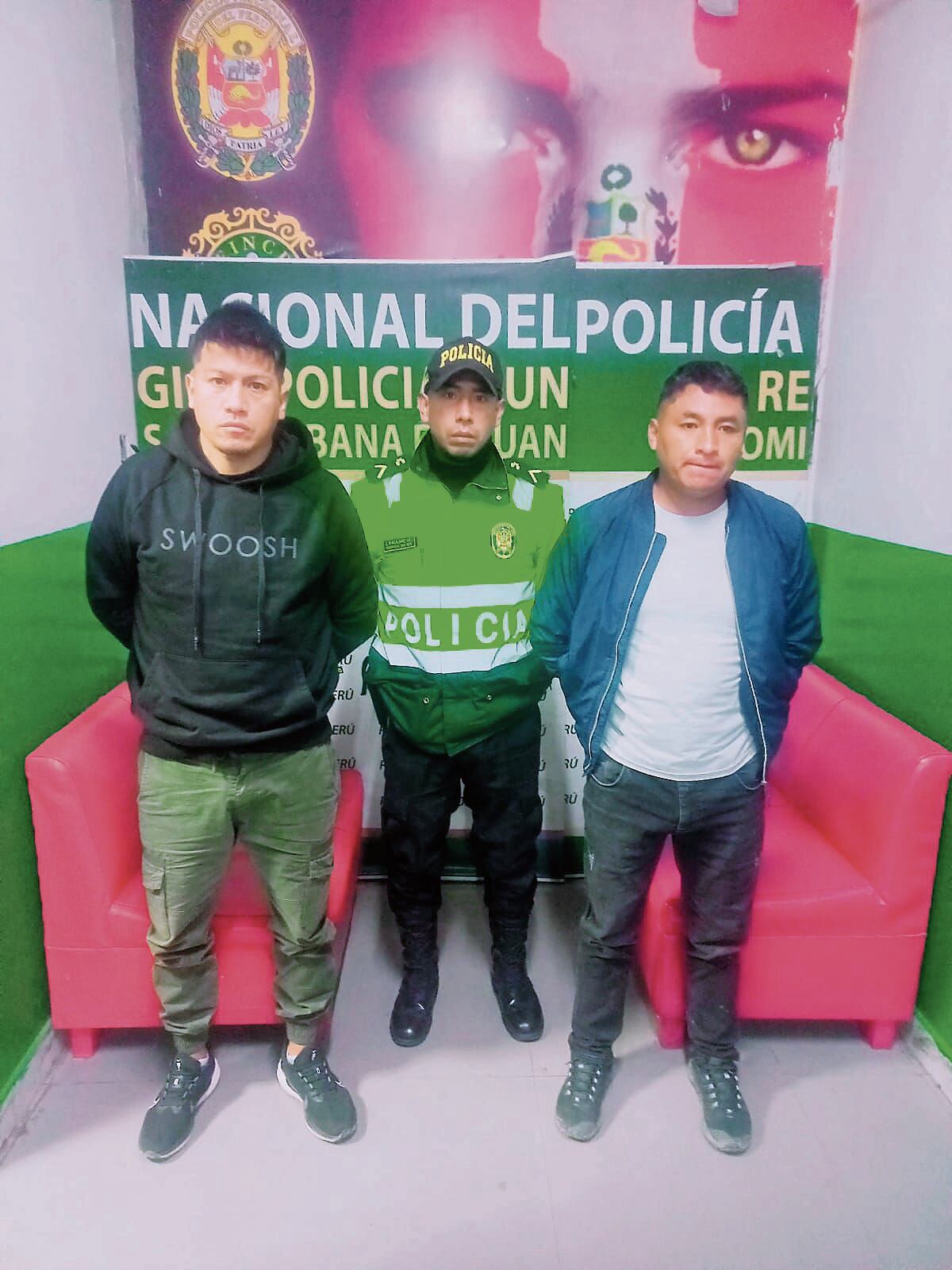 Sujetos con antecedentes caen cuando robaban una tienda de computadoras