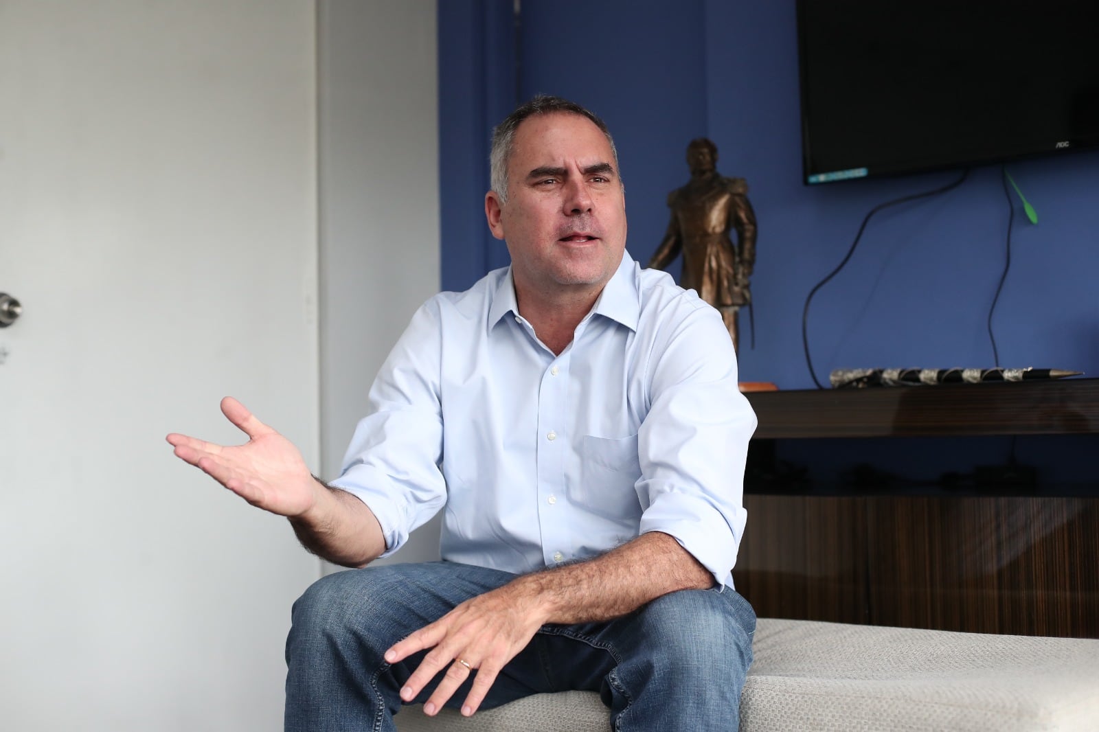 Rafael Belaunde Llosa fundó su partido Libertad Popular en diciembre de 2021. (Foto: Jesús Saucedo/GEC)