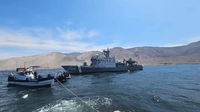 Tacna: Personal de Guardacostas rescata a tripulantes de embarcación chilena