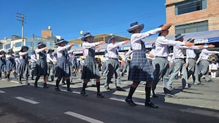 Fiestas Patrias: comienzan los desfiles escolares en Arequipa (VIDEO)