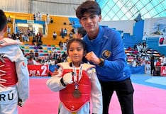 Niña arequipeña de 7 años se corona campeona nacional de taekwondo