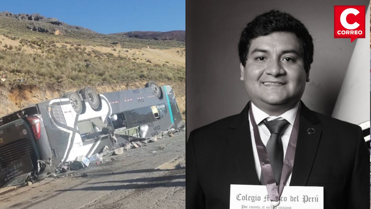 Óscar Llacuachaki, médico cirujano que perdió la vida en accidente de bus Civa en Ayacucho.