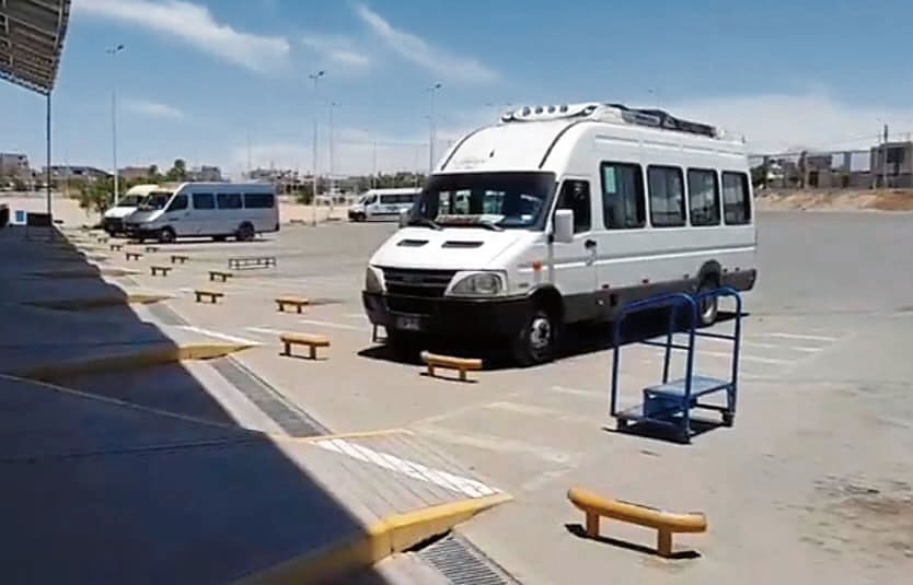 Terminal terrestre en Majes. Foto: GEC.