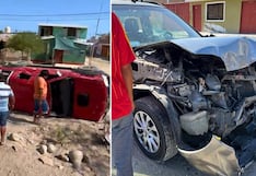 Arequipa: Choque frontal de dos camionetas en la vía Panamericana Sur deja varios heridos en Camaná