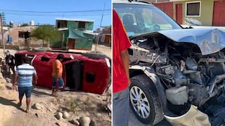 Arequipa: Choque frontal de dos camionetas en la vía Panamericana Sur deja varios heridos en Camaná