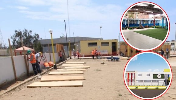 Detectaron fallas que podrían afectar la vida útil de las estructuras en el jardín de niños Santa Rosa, situado en la urbanización Huerta Grande. César Acuña ya está notificado.