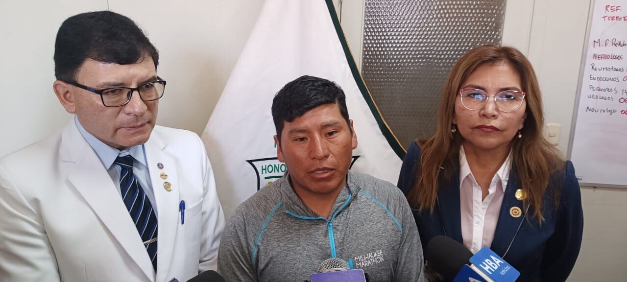 Padre mostró su indignación por libertad del responsable. (Foto: GEC)