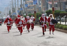 Huancayo: Papanoeles y Mamanoelas corrieron y llenaron de alegría las calles en Chilca (Fotos)