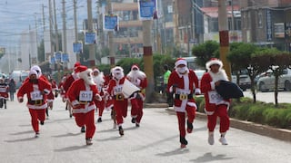 Huancayo: Papanoeles y Mamanoelas corrieron y llenaron de alegría las calles en Chilca (FOTOS)