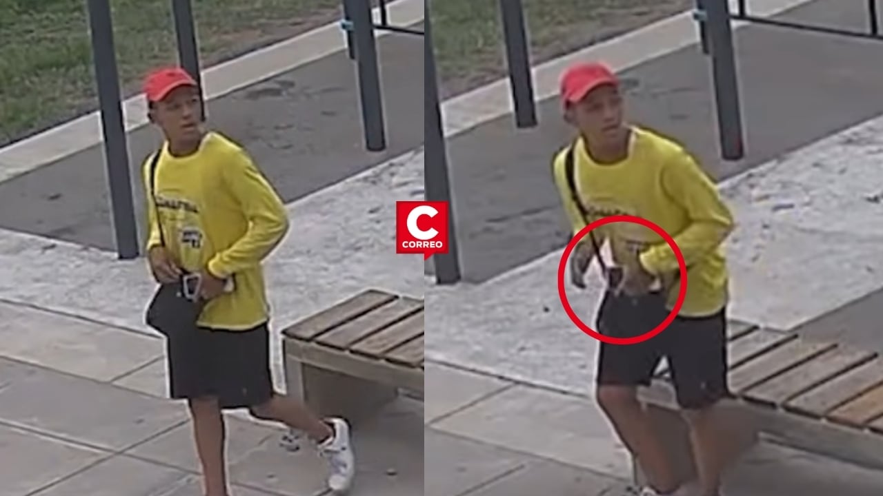 Miraflores: PNP captura a heladero que robó celular a turista que entrenaba en el Skatepark. Composición: Diario Correo.
