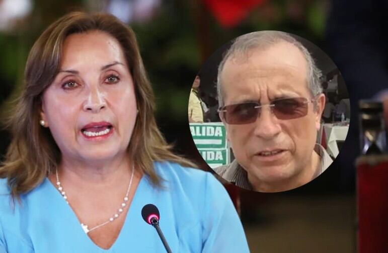 Dina Boluarte en conferencia de prensa. (Foto: GEC)