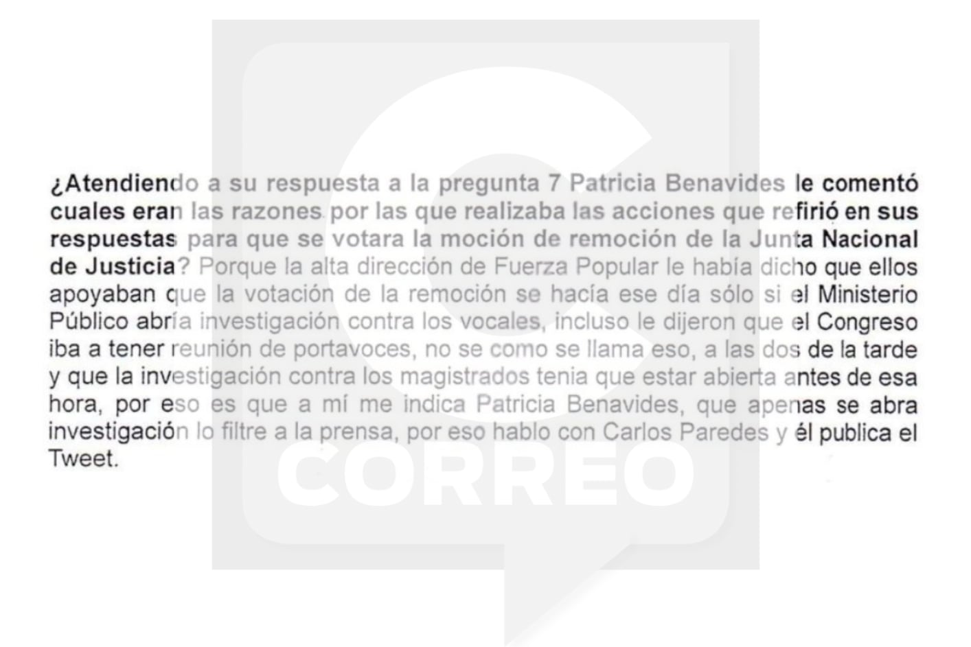 Declaraciones de Jaime Villanueva.