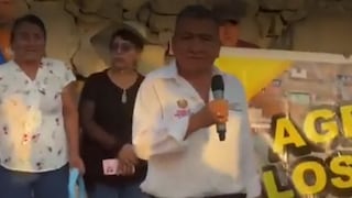 Detonan explosivo cerca del alcalde de Carabayllo, Pablo Mendoza, durante acto oficial