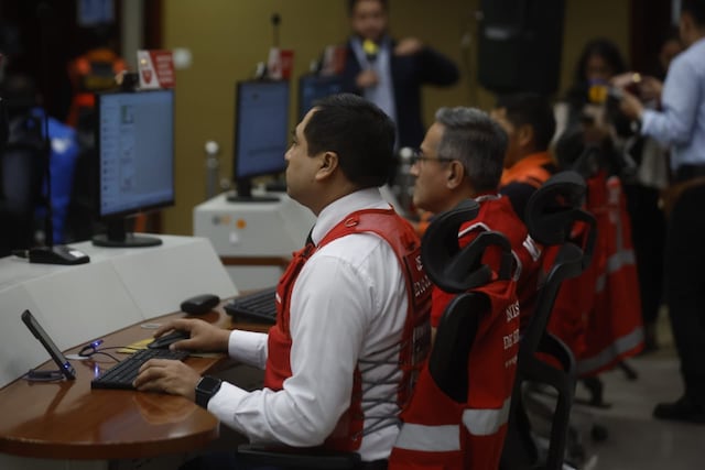 Keiko Fujimori anuncia despliegue de ministros por lluvias y suspensión de vuelos en Tacna (Foto: Mario Zapata/GEC)