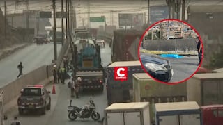 Puente Piedra: tráfico colapsa en la Panamericana Norte tras accidente mortal de un motociclista