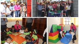 Tres nuevos locales para niños de inicial inauguró Yamila Osorio en El Pedregal 