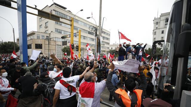 Simpatizantes de Perú Libre y Fuerza Popular realizarán marchas esta tarde por las calles de Lima