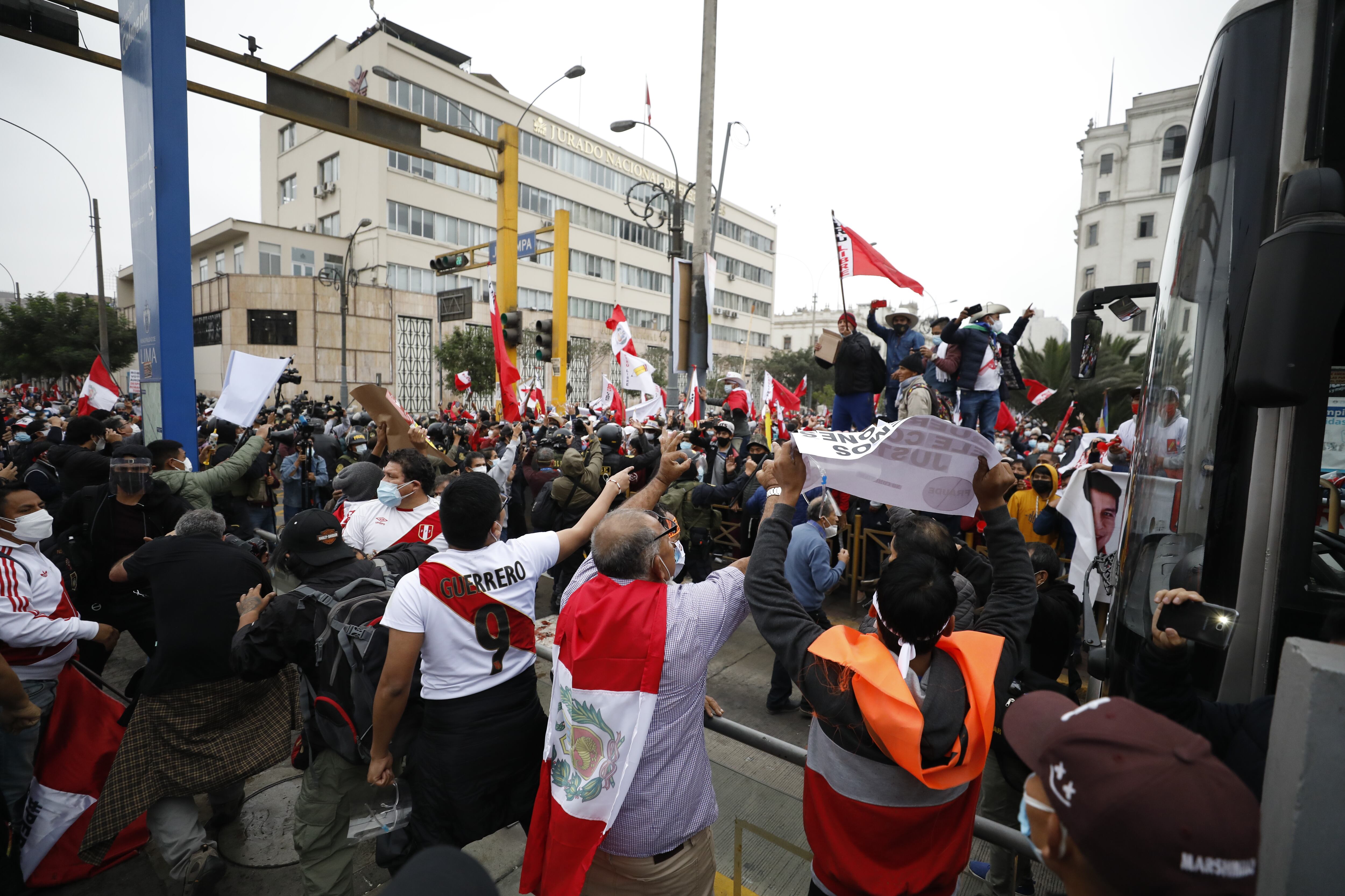 Manifestantes empezarían a movilizarse por la capital desde las 3 de la tarde. Foto: GEC/referencial