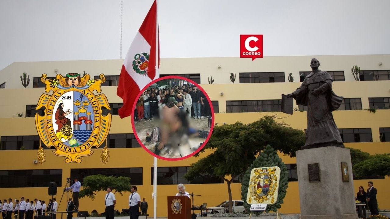 UNMSM suspende actividades no académicas tras escándalo por verbena con strippers frente al Rectorado. Foto: Andina| Composición: Diario Correo.