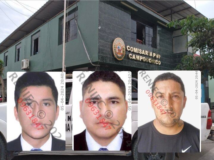 Dos agentes policiales y un sujeto fueron intervenidos por presunto hurto.