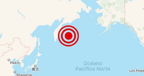 Terremoto de magnitud 7,8 frente a Kamchatka activa alerta de tsunami en Rusia