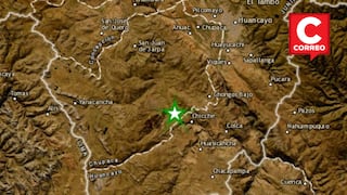 Chupaca vuelve a temblar a las 11:05 de la noche con un sismo de magnitud 4.3
