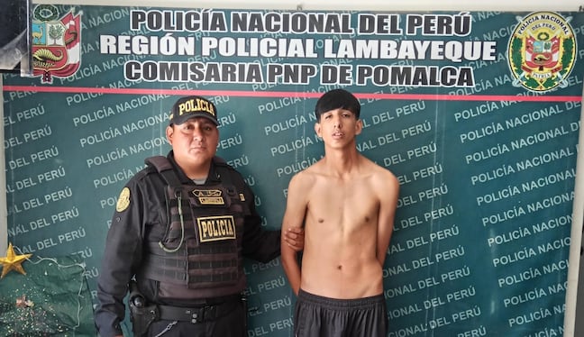 Sujeto fue arrestado por la Policía Nacional.