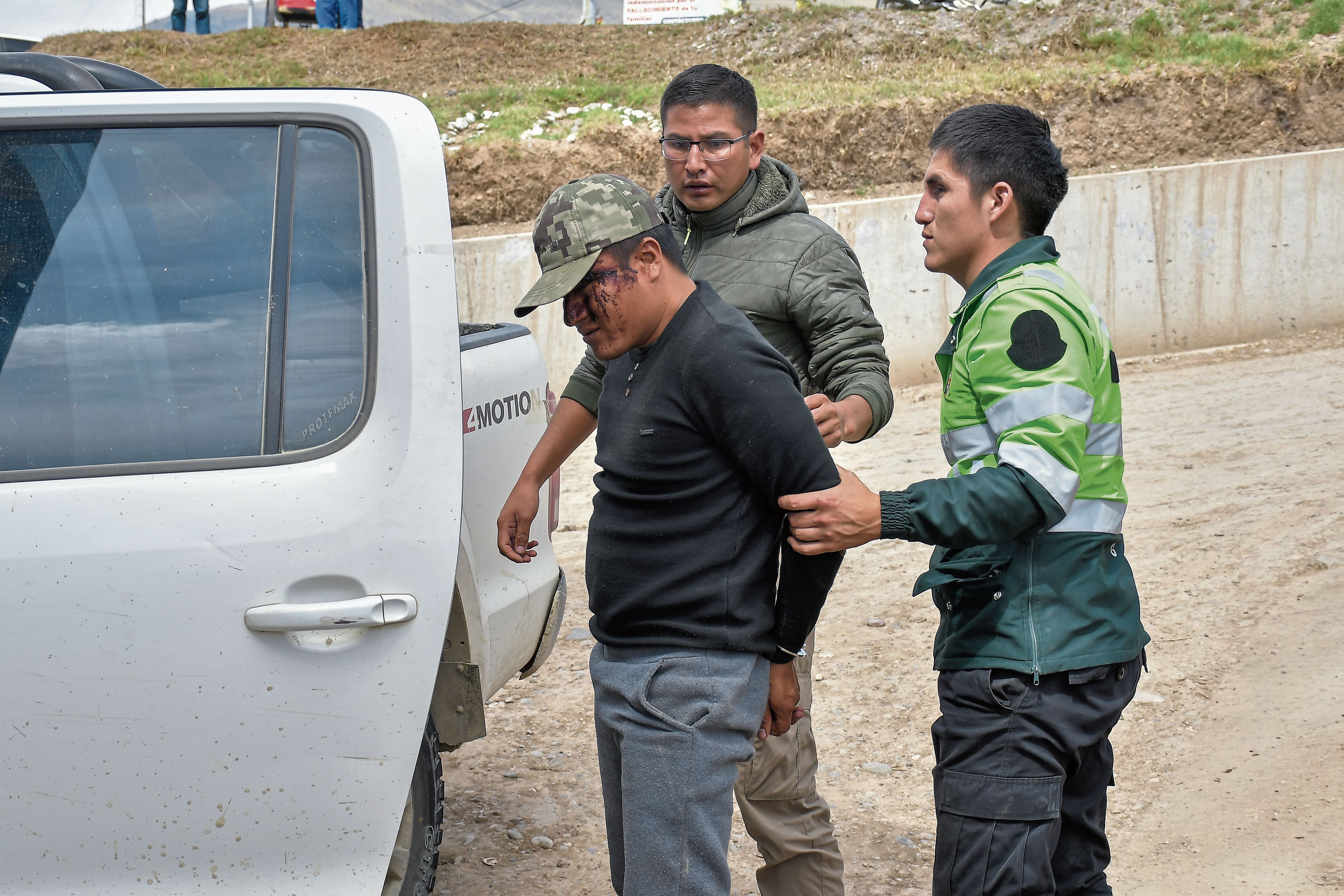 Dos agentes pelean pero uno usó cobardemente su arma para matar al otro/Foto Adrián Zorrilla