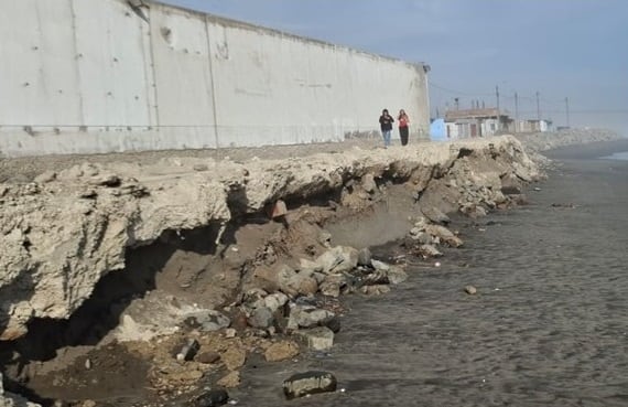 Este problema afecta a miles de familias asentadas cerca al litoral trujillano.