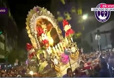 Susto en primera procesión del Señor de los Milagros: Anda estuvo a punto de caer