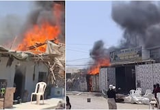 Ica: voraz incendio arrasa con viviendas en el caserío San Martín