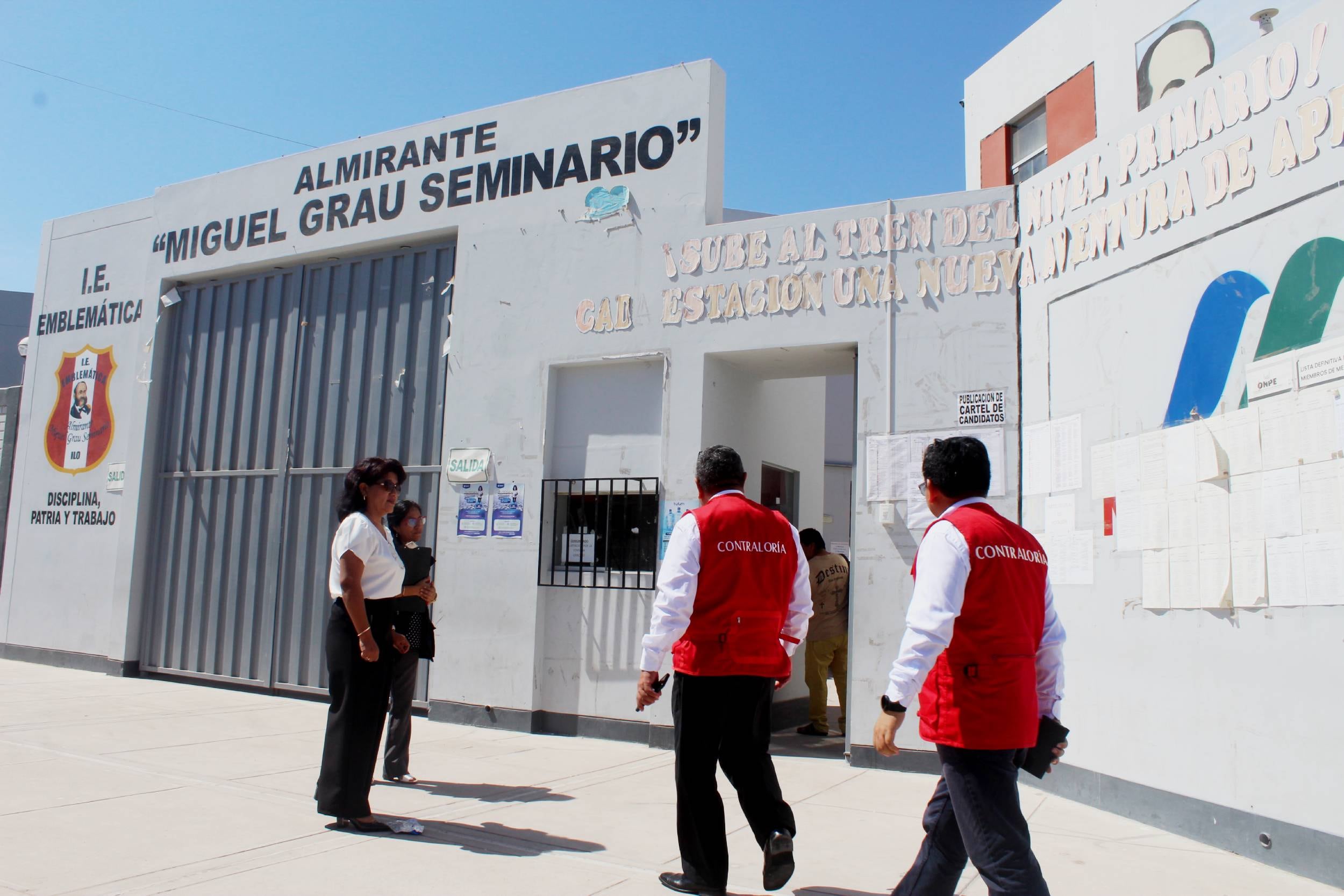 Auditoría se hizo en colegio Almirante Miguel Grau, en Ilo, Moquegua. (Foto: Difusión)