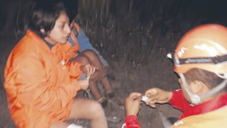 Dos jóvenes son rescatados del cerro Campana 