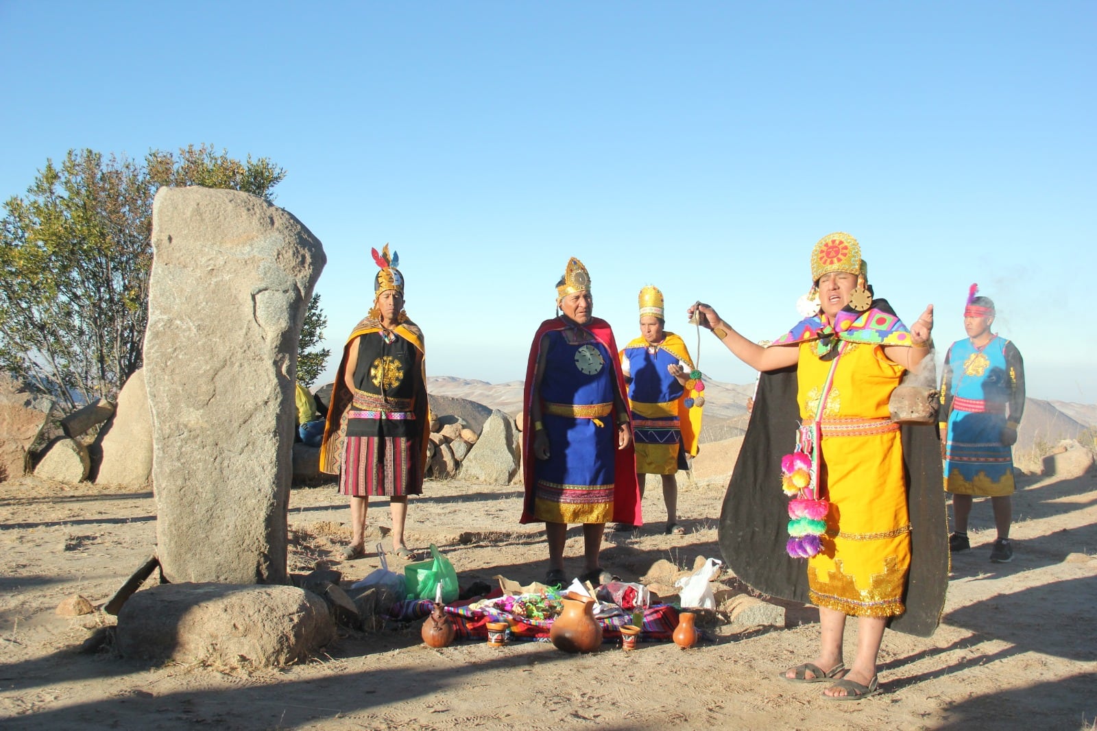 Pago a la Pachamama en homenaje a Arequipa se realizó en Churajón. Foto: Iván Contreras.