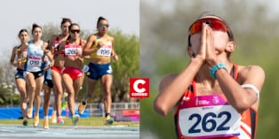 Thalia Valdivia conquista la plata en los 5,000 metros de los Juegos Suramericanos