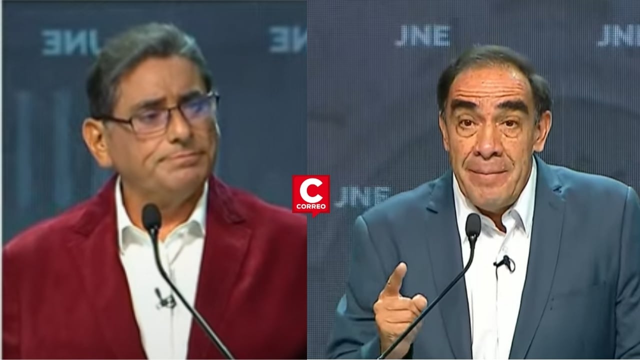 Carlos Álvarez recuerda el caso “Los Niños” y Lescano responde llamándolo “telonero de Fujimori”. Composición: Diario Correo.