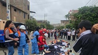 Trujillo: II Simulacro Nacional Multipeligro movilizó a 10 mil personas en El Porvenir