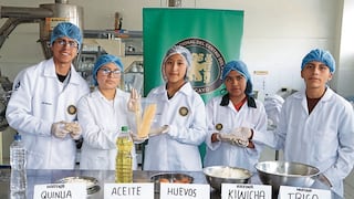 Escolares del COAR Junín elabora fideos saludables a base de kiwicha y quinua