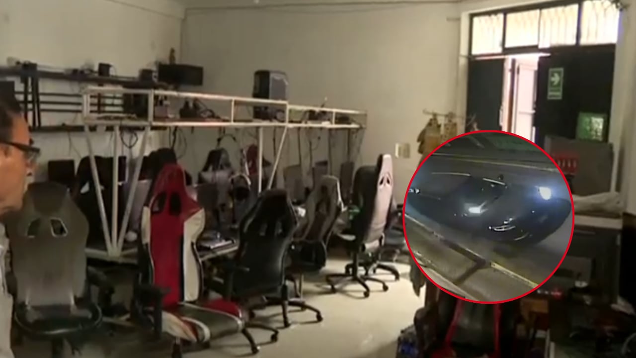 Delincuentes desvalijas cabina de internet en Lurín y causa pérdidas por S/ 40 mil. (Foto: Captura América Noticias)