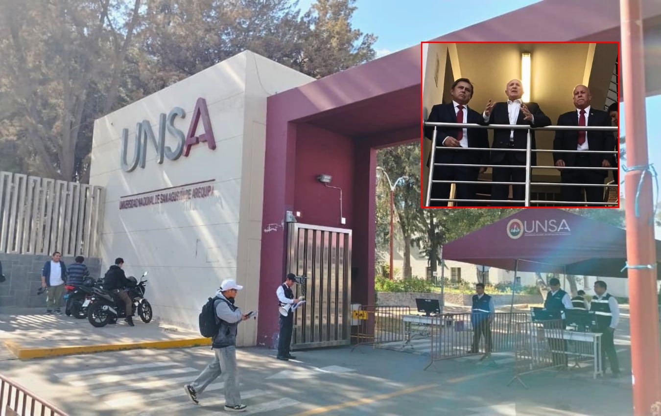 Richard Paredes Orué es elegido nuevo rector de la UNSA para el periodo 2026-2031. Foto: Composición GEC.
