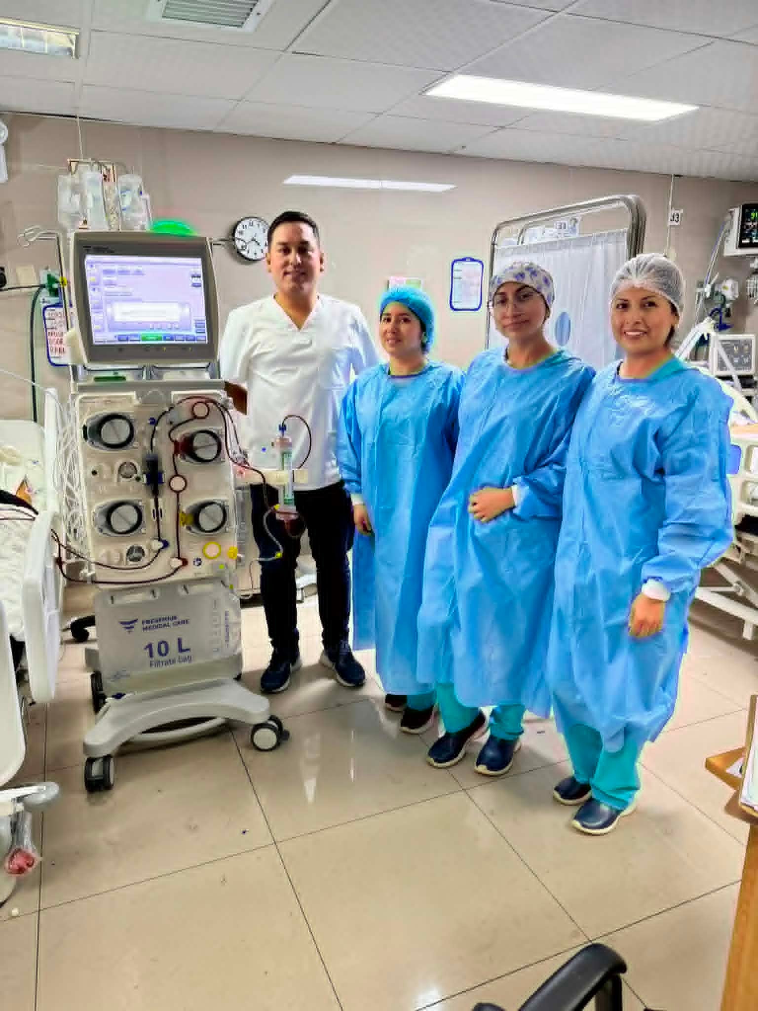 Este importante avance permitió brindar tratamiento especializado a una paciente con shock séptico, falla multiorgánica y lesión renal aguda severa, incrementando significativamente sus posibilidades de supervivencia.
